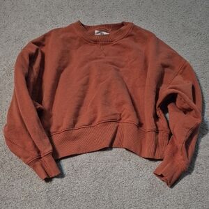Soft Rust Colour Sweatshirt